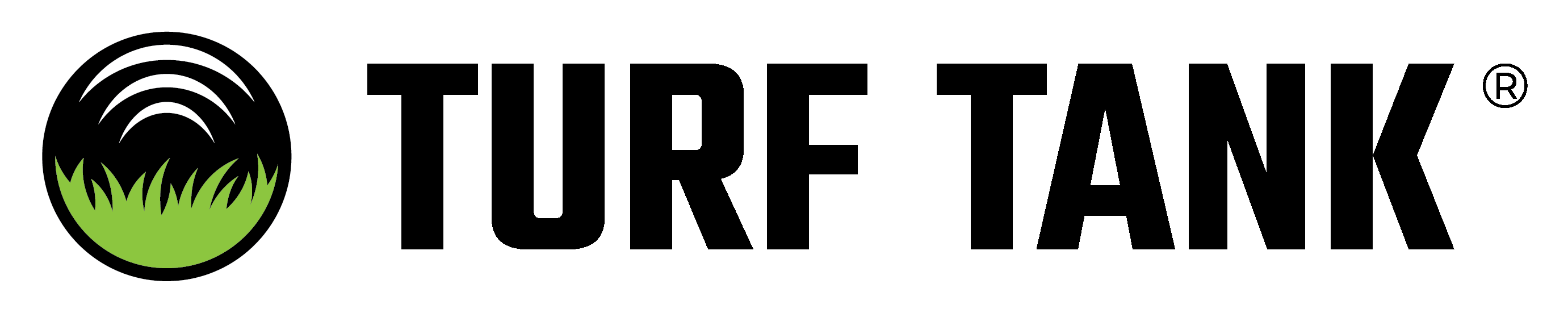 Turf Tank logo - dark bg